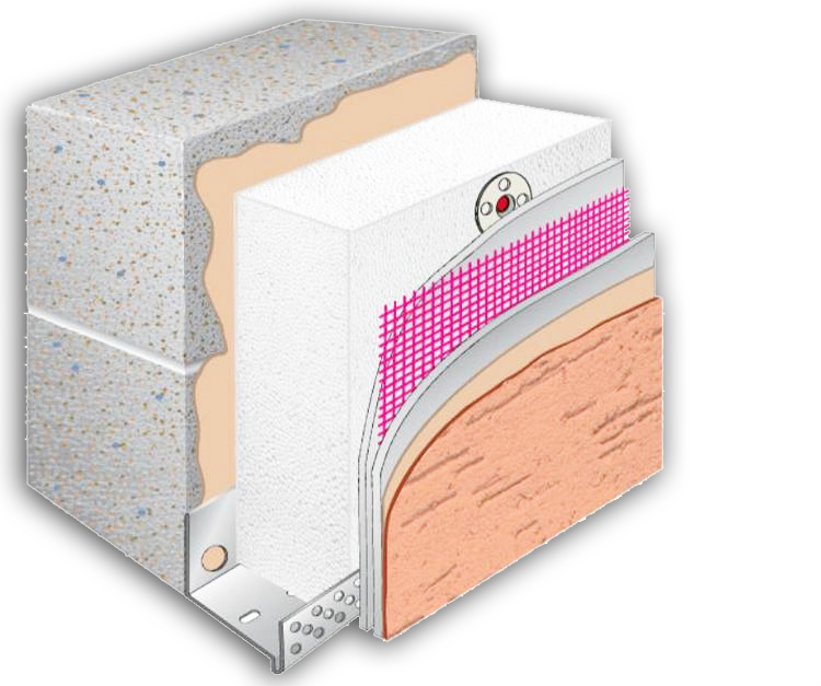 Утепление пенопластом. Теплоизоляция фасада. Мокрый фасад. Утепление фасада пенопластом. Пенопластовый утеплитель для фасада.